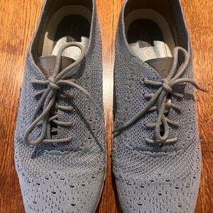 Cole Haan Women's Light Gray Lace-Up Sneakers